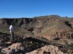 Admirando a grandiosidade da Sierra de San Francisco, no deserto Vizcaino, na Baja California - México